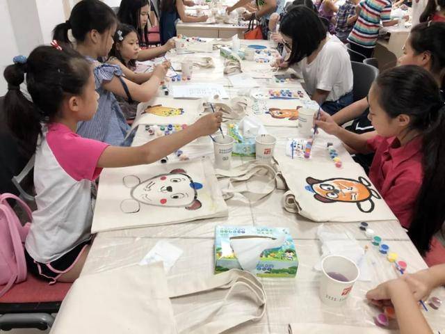 社区动态 | 暑期活动精彩回顾 DIY涂鸦环保袋制作